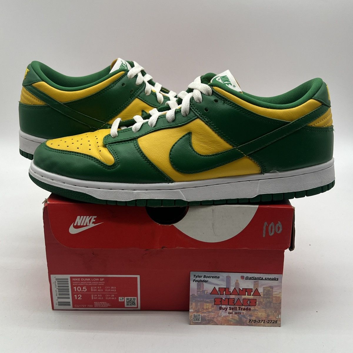 Nike Nike dunk low Brazil Size US 10.5 / EU 43-44 - 1 Thumbnail