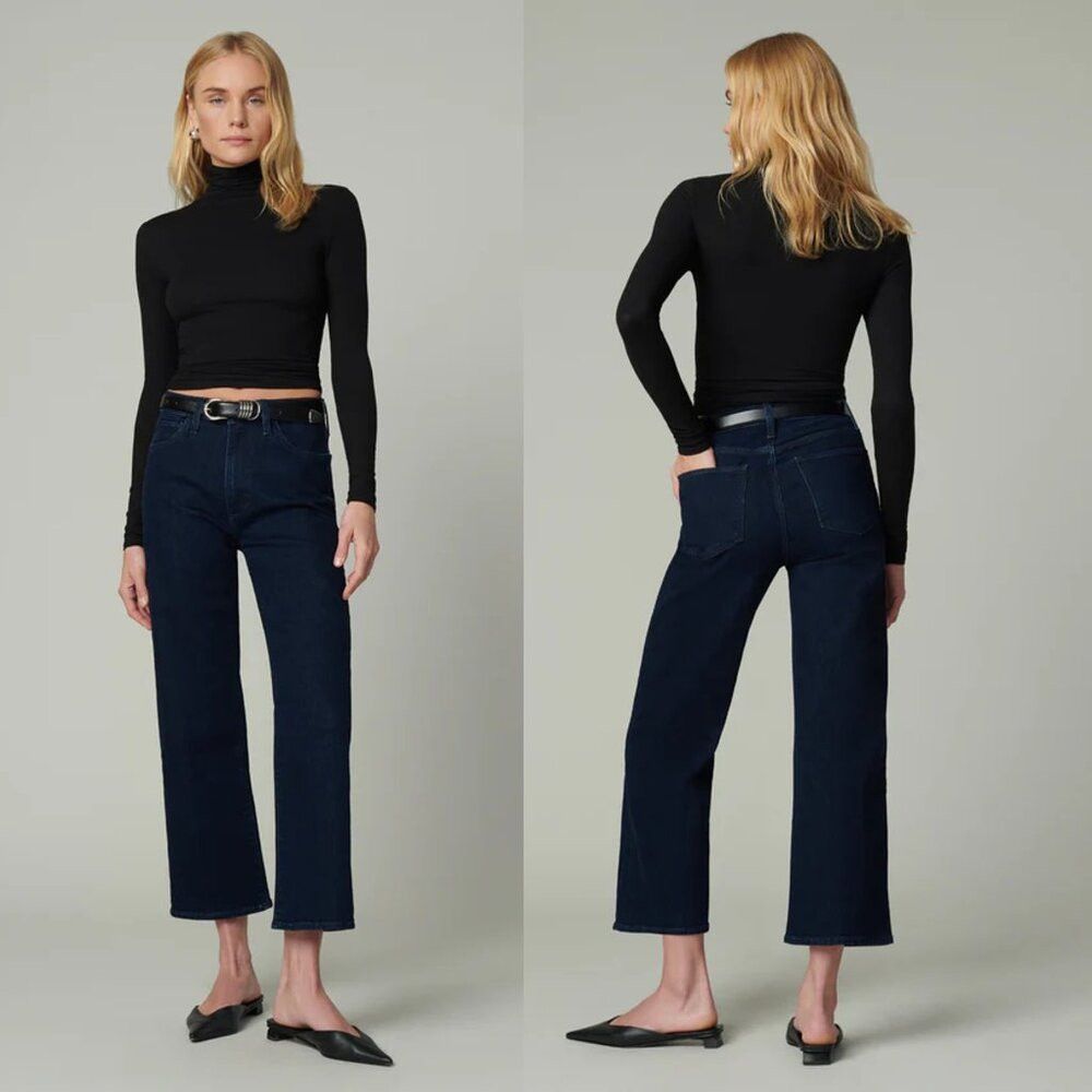 Joe's NWT New Joe's The Blake High Rise Crop Wide Leg Jeans in Do Size 26" / US 2 / IT 38 - 1 Thumbnail