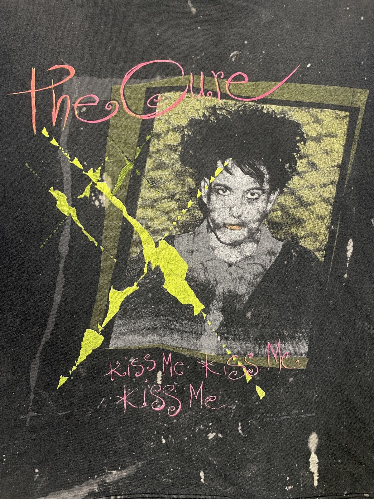 Brockum RARE Vintage 80s The Cure “KISS ME” Beautiful Arts Band Tees Size US XL / EU 56 / 4 - 4 Thumbnail