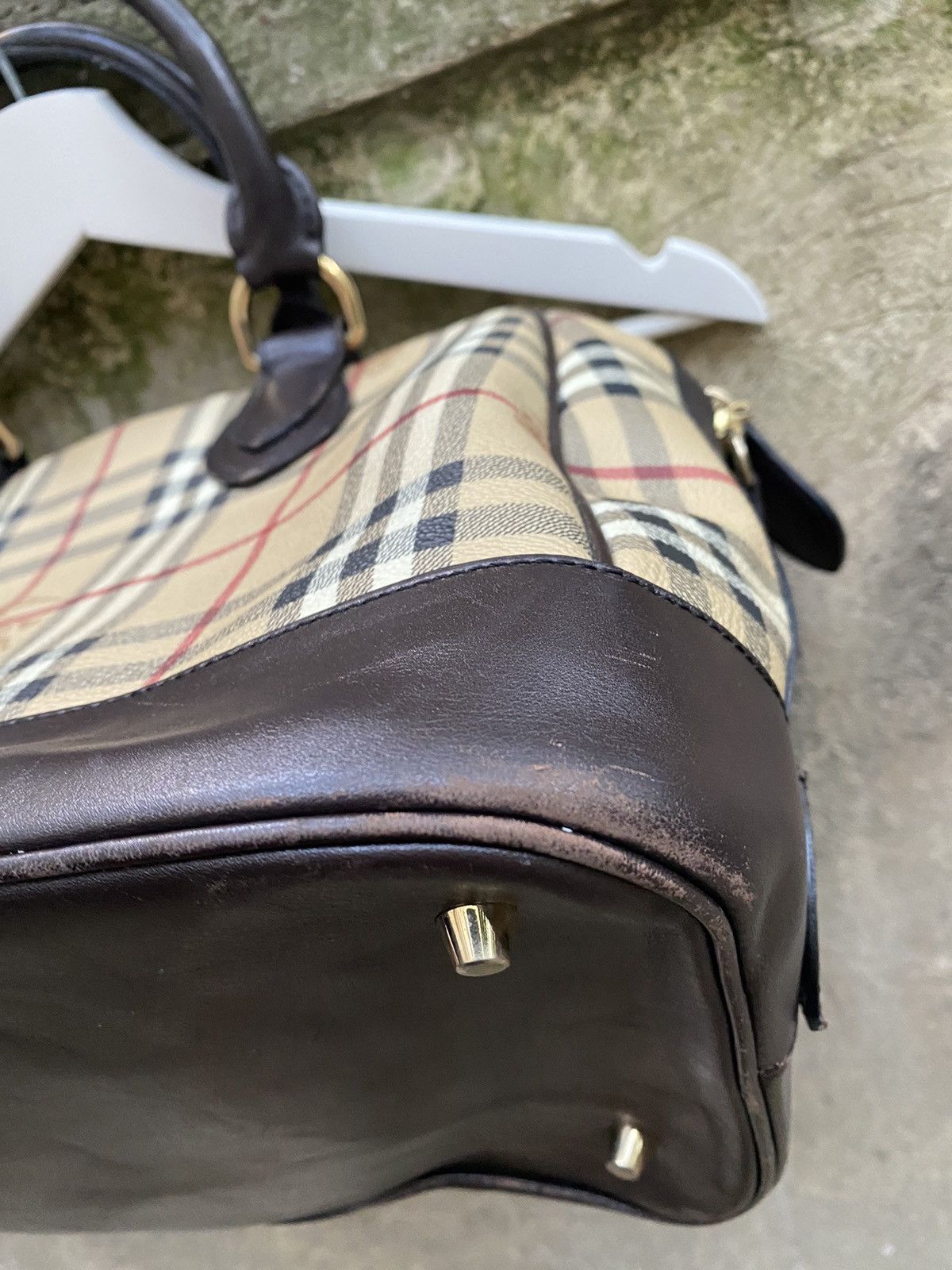 Burberry Burberry Nova Check Monogramm Handbag Size ONE SIZE - 4 Thumbnail