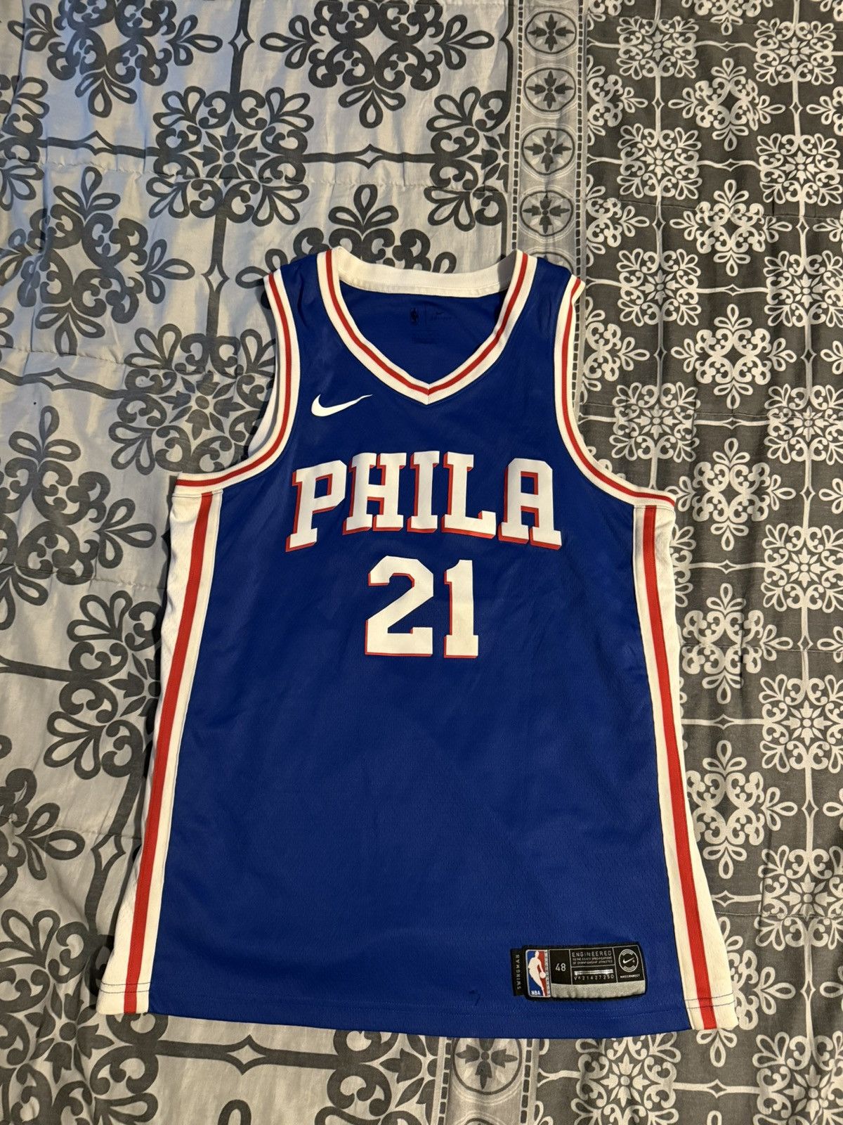 NBA Joel Embiid Jersey Size US L / EU 52-54 / 3 - 1 Thumbnail