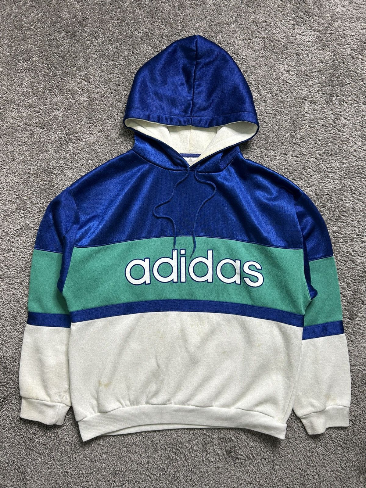 Vintage 60s/70s Adidas Tri Tone Hoodie