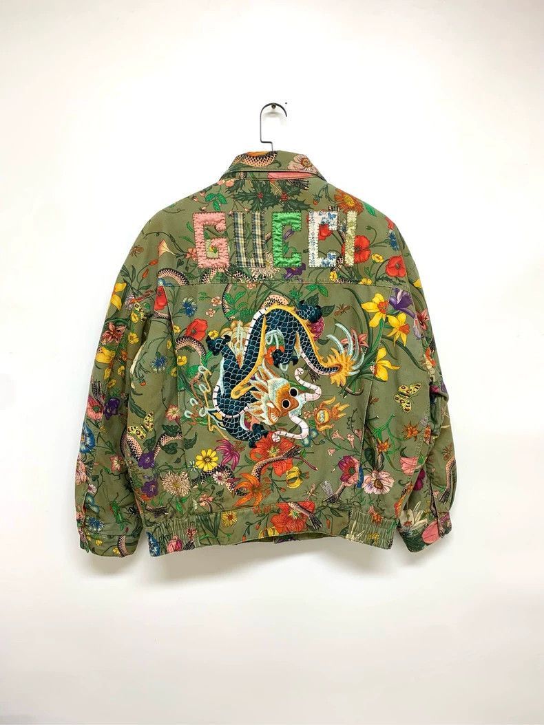 Gucci Gucci Floral Cotton Jacket Year of the Dragon-2506 Size US XL / EU 56 / 4 - 2 Thumbnail