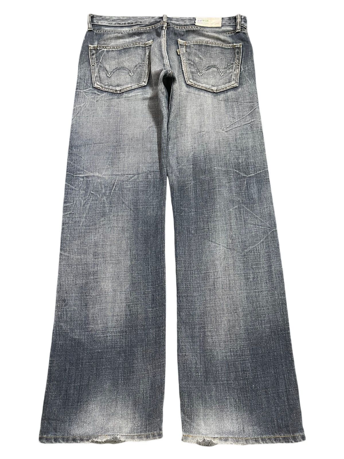Edwin Vintage Japan Edwin Faded Wash Style Loose Jeans Size US 34 / EU 50 - 2 Thumbnail