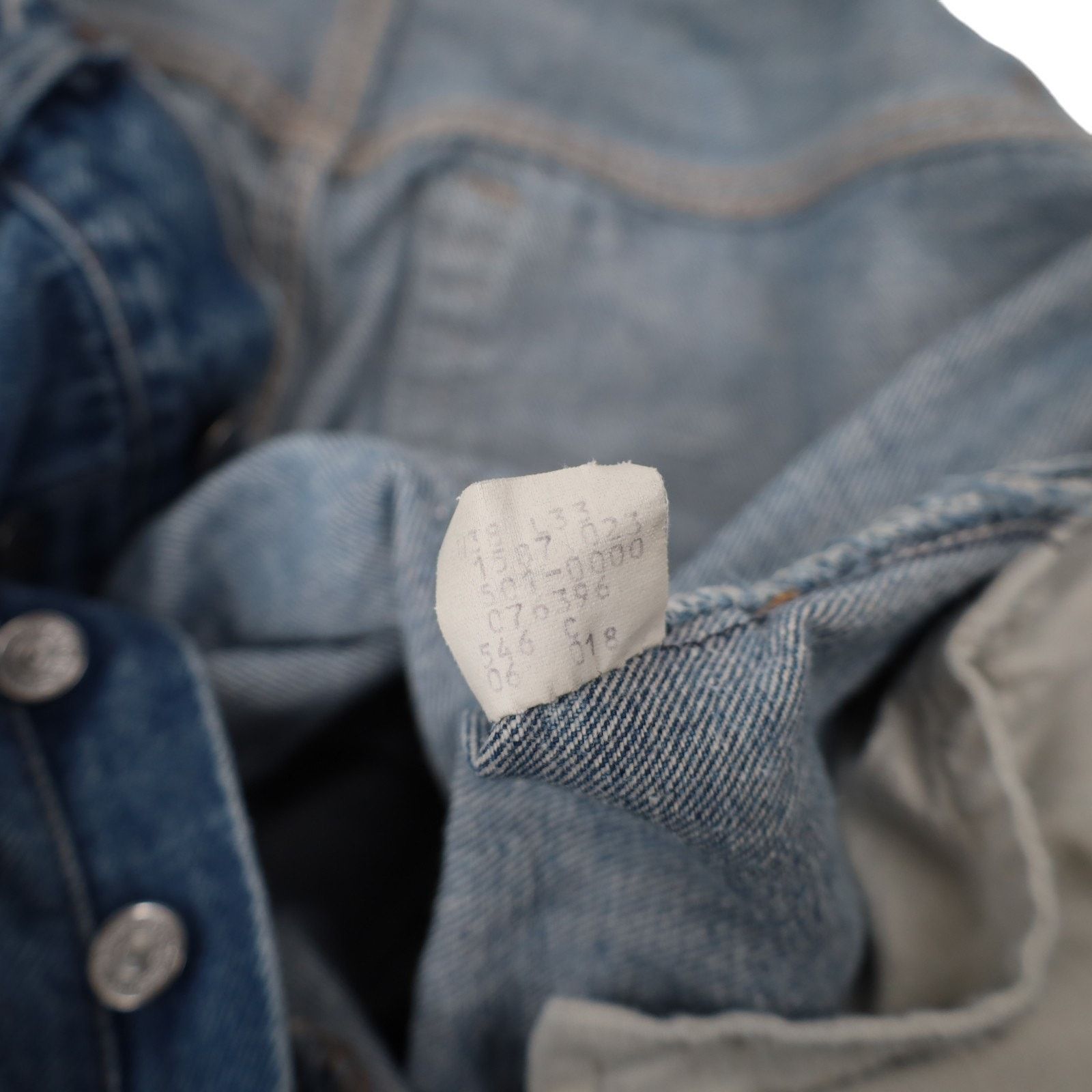 Levi's × Vintage Vintage USA Made Levis 501 Distressed Denim Jeans Size US 34 / EU 50 - 10 Thumbnail