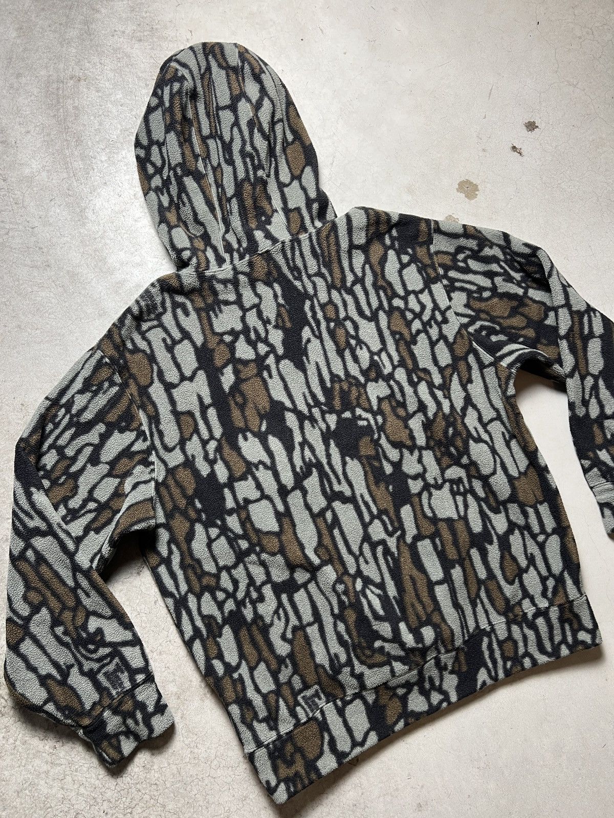 Supreme Supreme Polartec Hooded Sweatshirt Olive Treebark Camo Size US M / EU 48-50 / 2 - 8 Thumbnail