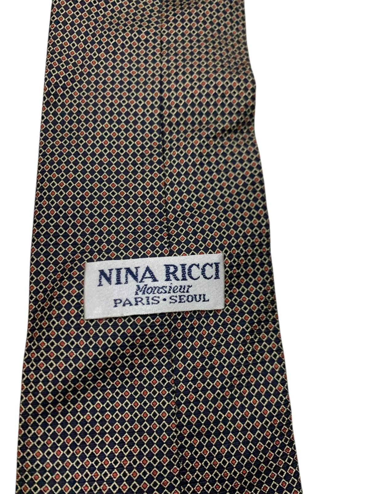 Designer Nina Ricci Paris Neck Tie Size ONE SIZE - 3 Thumbnail