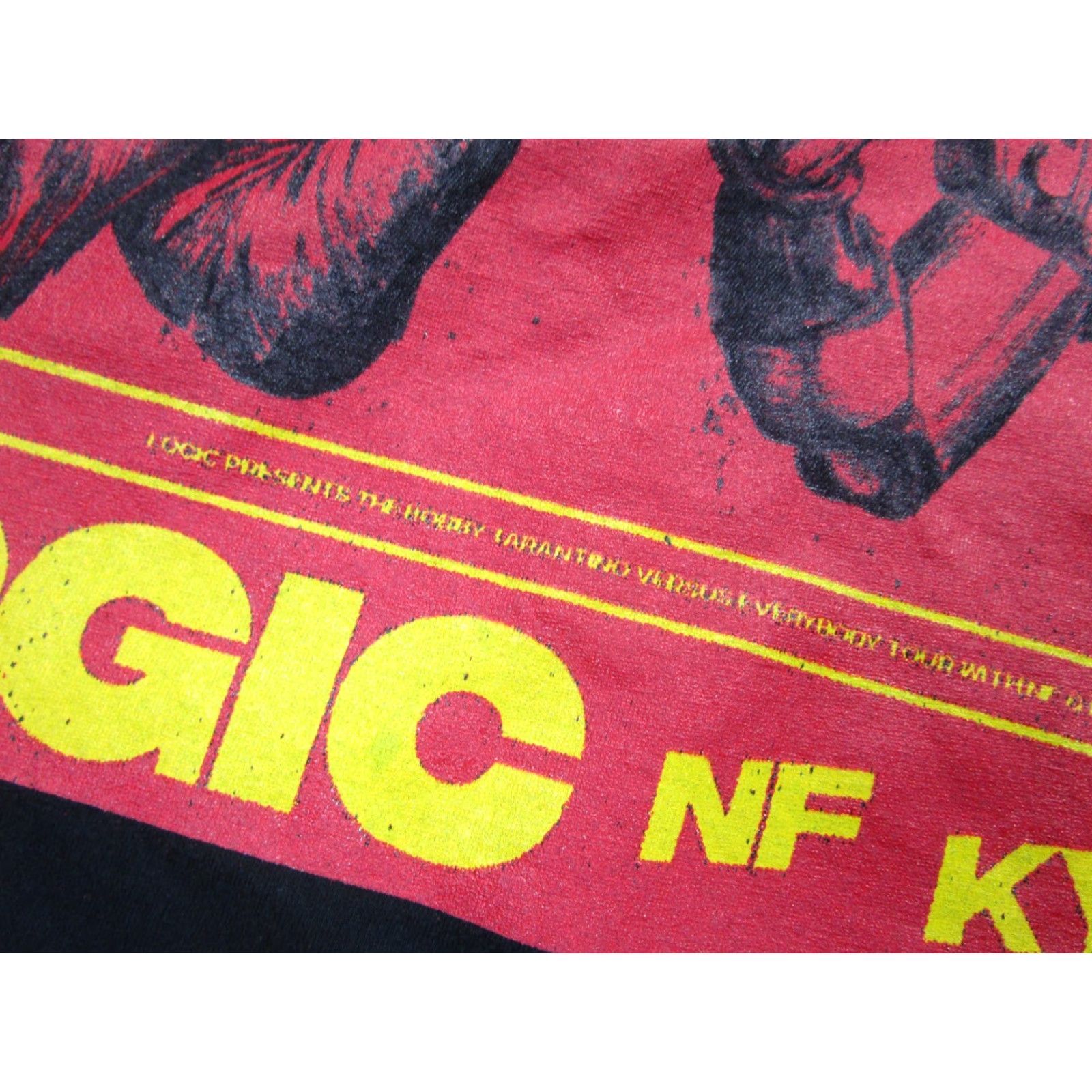 Hanes VINTAGE Logic Shirt Men’s Small Black Red Bobby Tarantino vs Everybody Tour NF Kyle Size US S / EU 44-46 / 1 - 5 Thumbnail