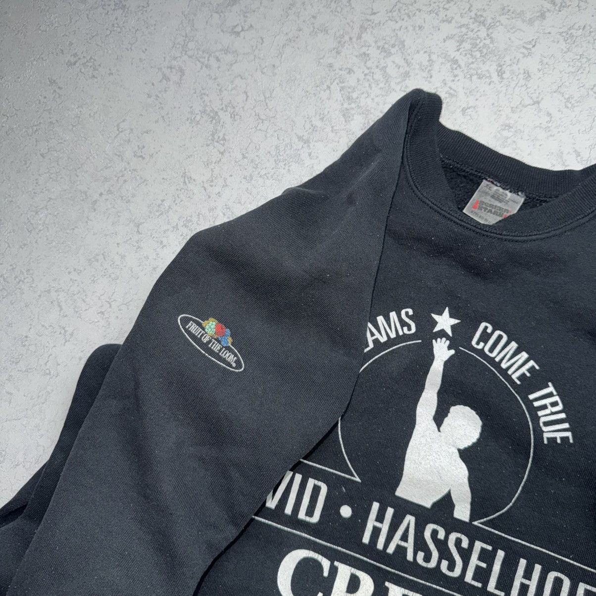 Band Tees Rare Vintage 90s David Hasselhoff Tour CREW Sweatshirt Size US L / EU 52-54 / 3 - 7 Thumbnail