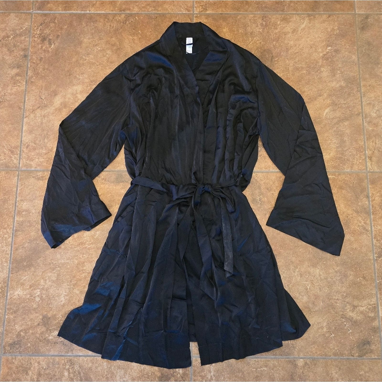 Other Black | STARS ABOVE | Classic Silky Robe Size ONE SIZE - 1 Thumbnail