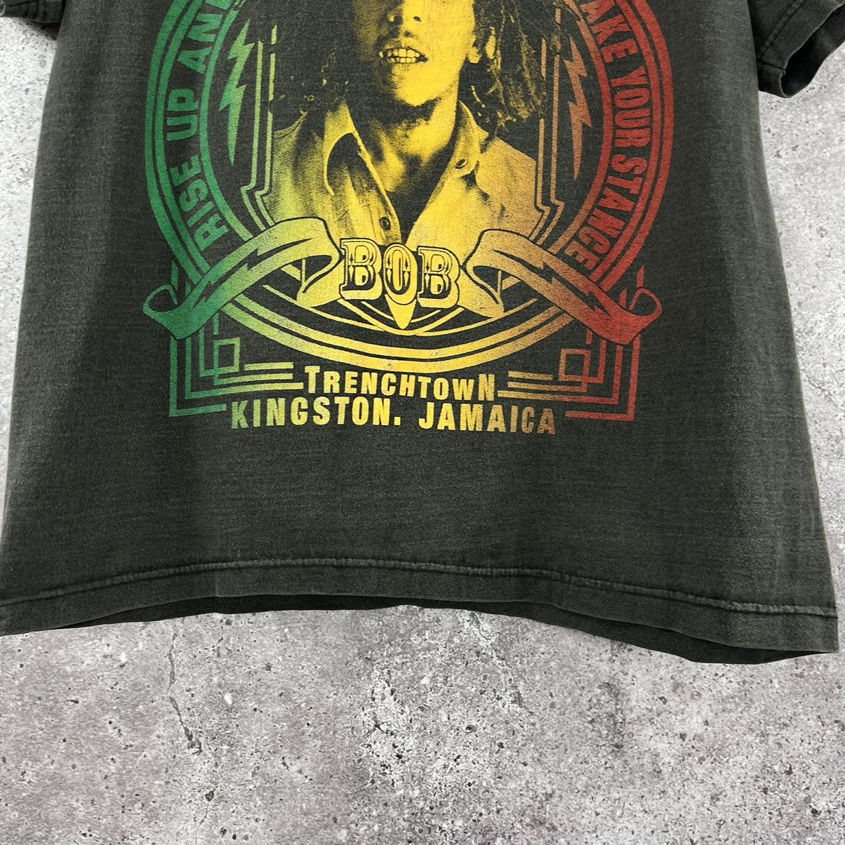 Band Tees × Bob Marley × Vintage Bob Marley Vintage 90’s Double Big Logo Heavy Cotton Size L Size US L / EU 52-54 / 3 - 4 Thumbnail