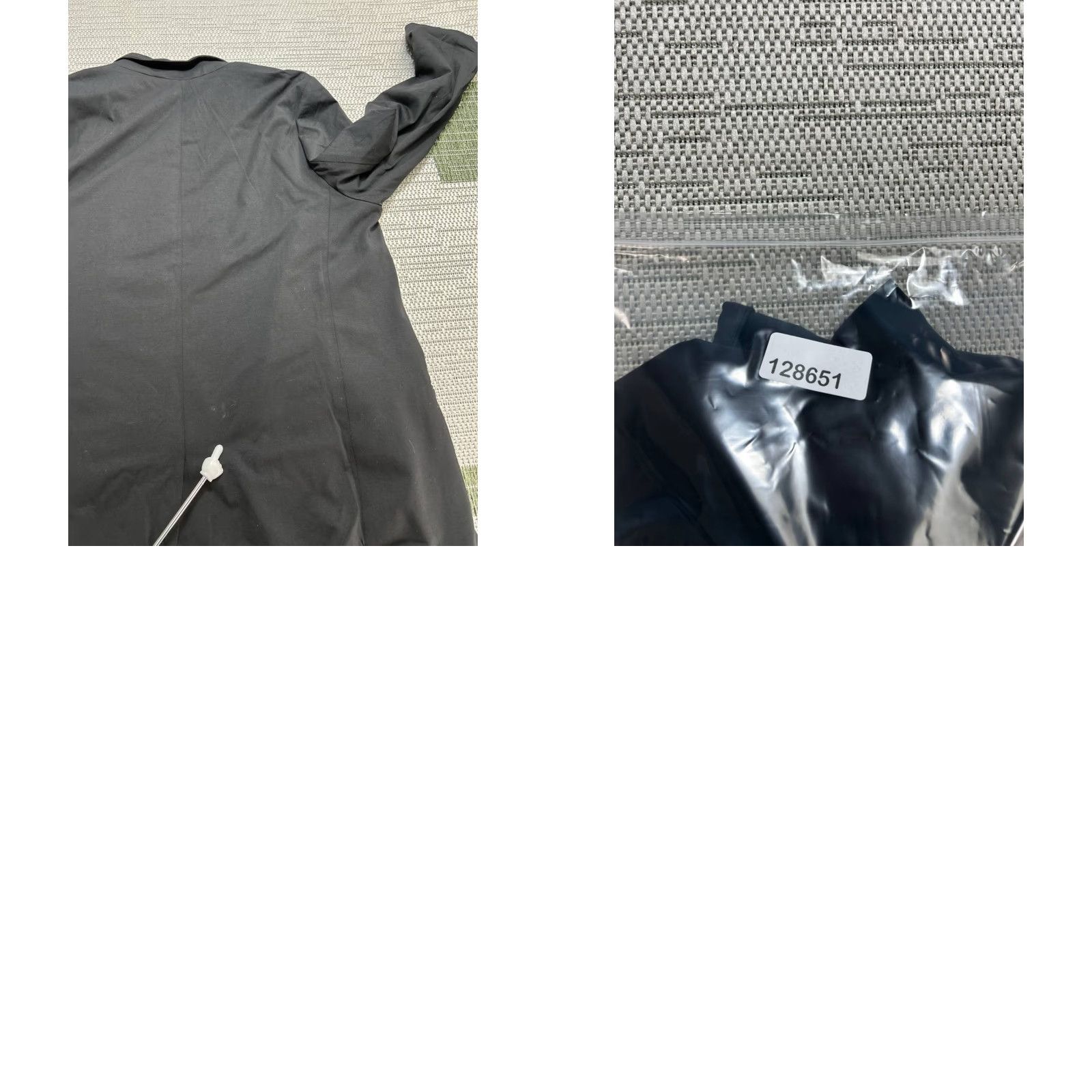 Allsaints All Saints Jacket Womens 10 Black Open Front Lightweight Overcoat Size L / US 10 / IT 46 - 9 Thumbnail