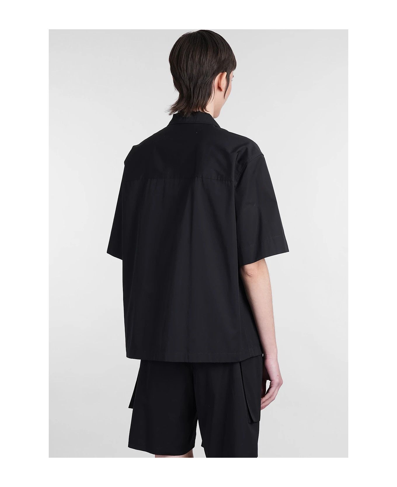 Jil Sander o1loc1c0426 Cotton Shirt in Black Size XL / US 12-14 / IT 48-50 - 2 Thumbnail