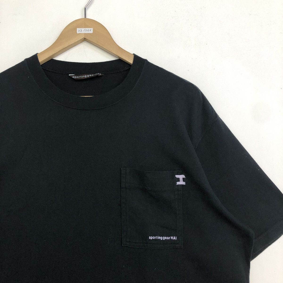 Hai Sporting Gear By Issey!! Hai Sporting Gear Spellout Pocket Tshirt Size US L / EU 52-54 / 3 - 3 Thumbnail