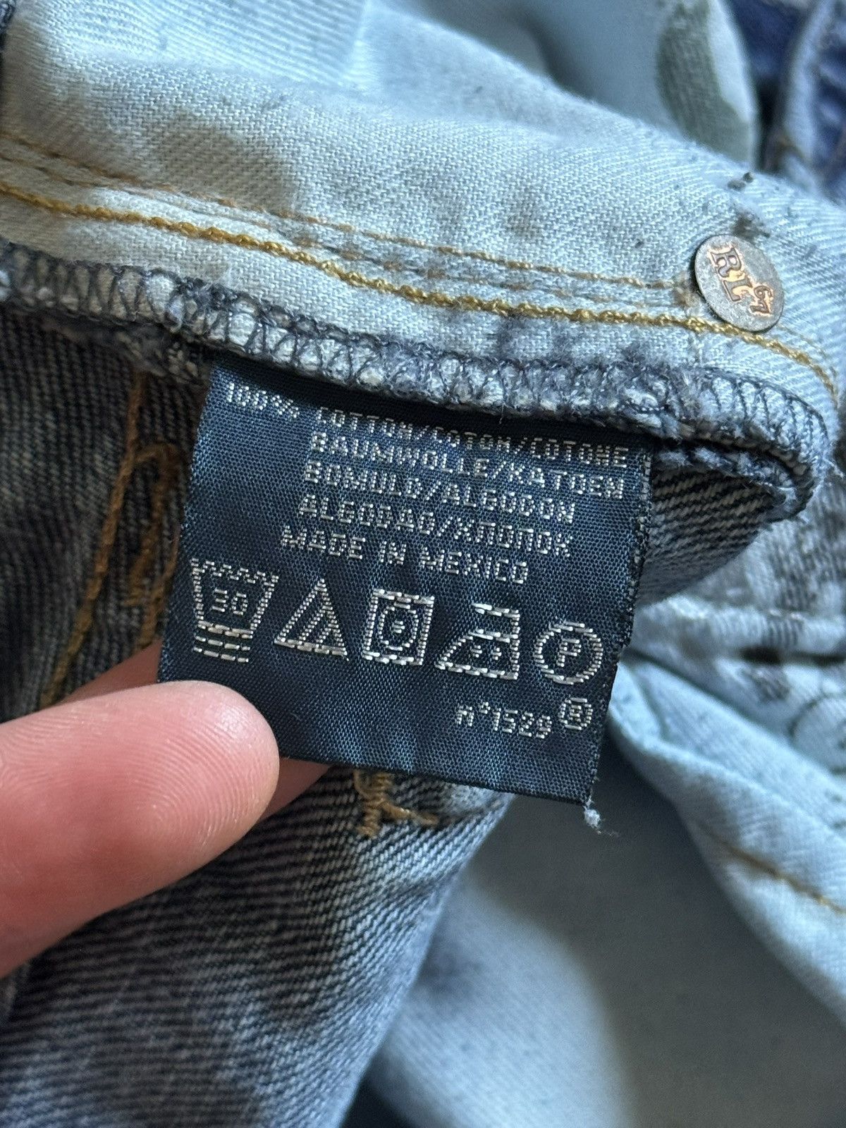 Polo Ralph Lauren Polo Ralph Lauren 38/34 denim pants trousers jeans baggy 90s Size US 38 / EU 54 - 13 Thumbnail