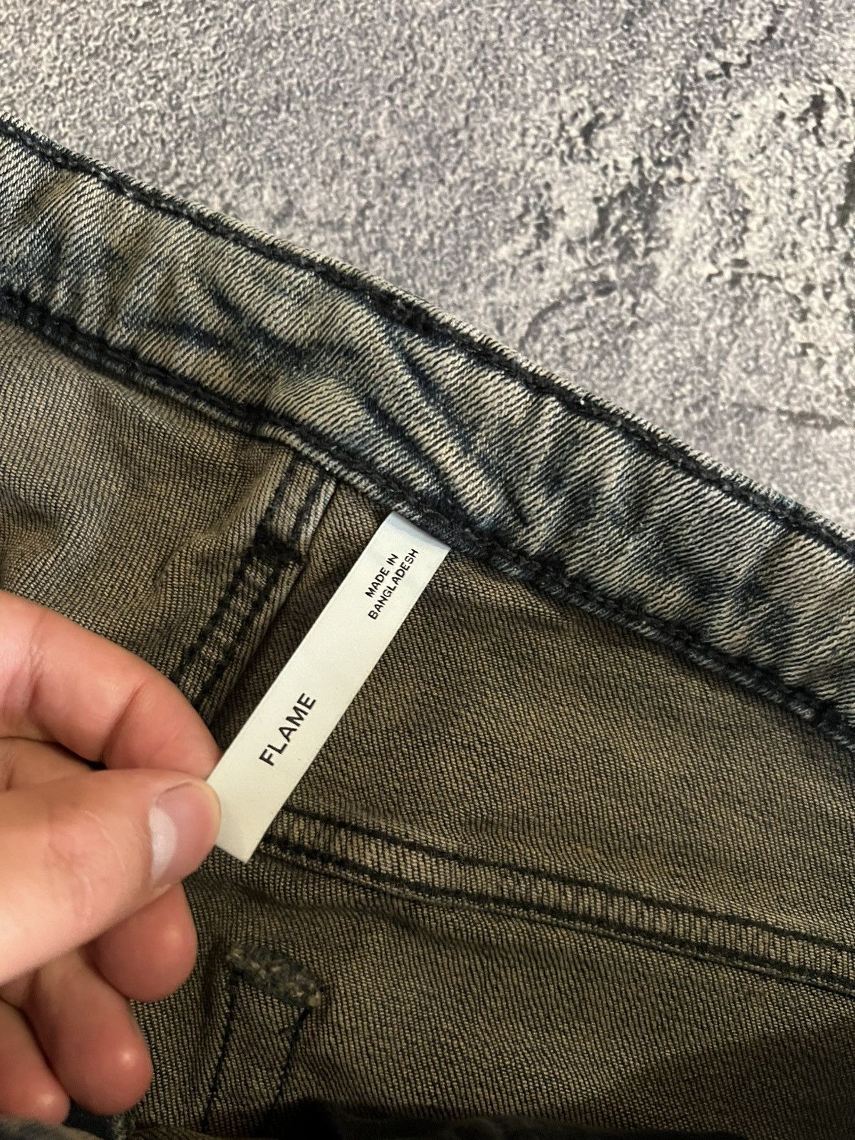 Vintage CRAZY Hysteric Glamour Style Y2K / Gray Baggy Flare Archive Size US 34 / EU 50 - 9 Thumbnail