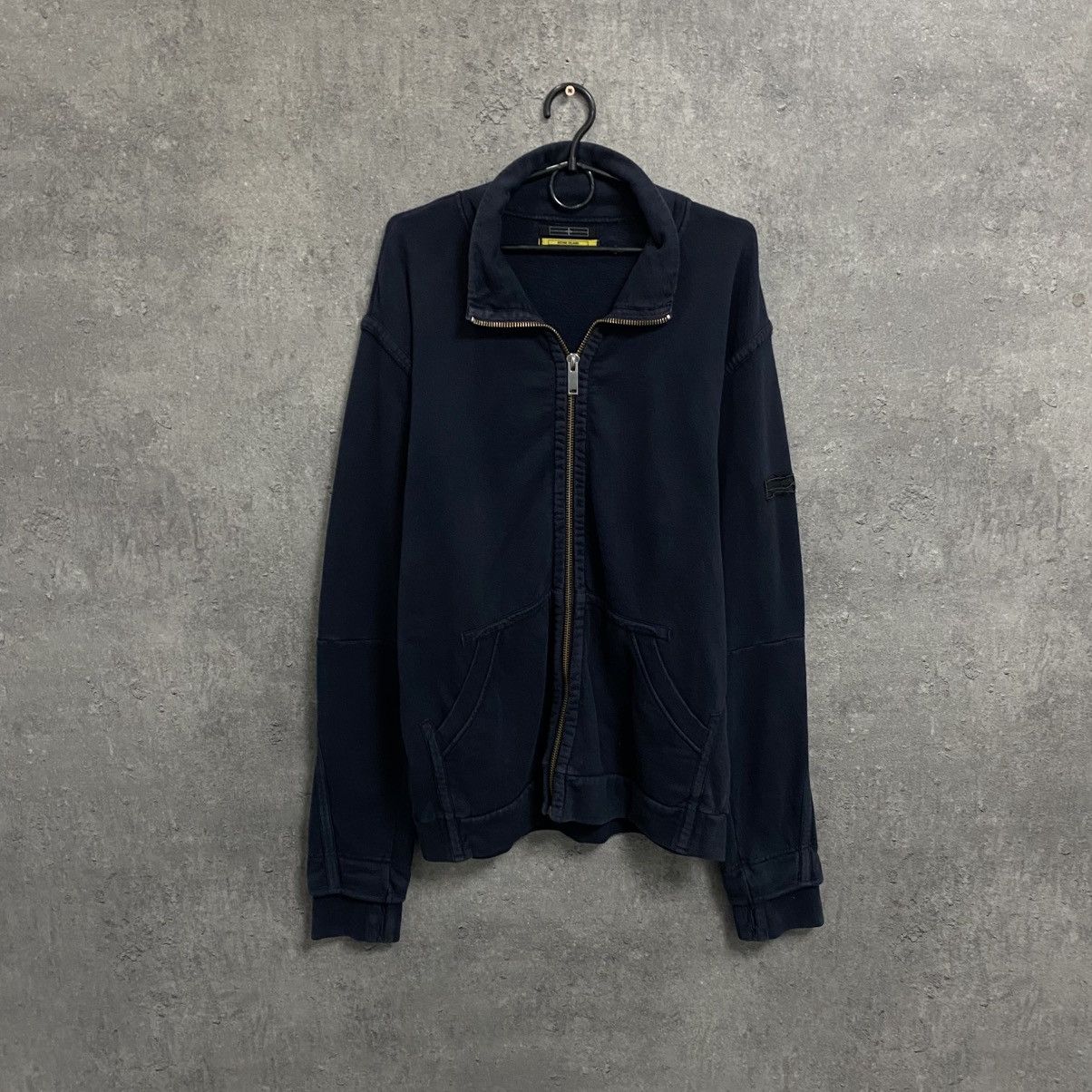 Stone Island Vintage Stone Island Denim Full Zip Hoodie Very Rare Size US XL / EU 56 / 4 - 1 Thumbnail