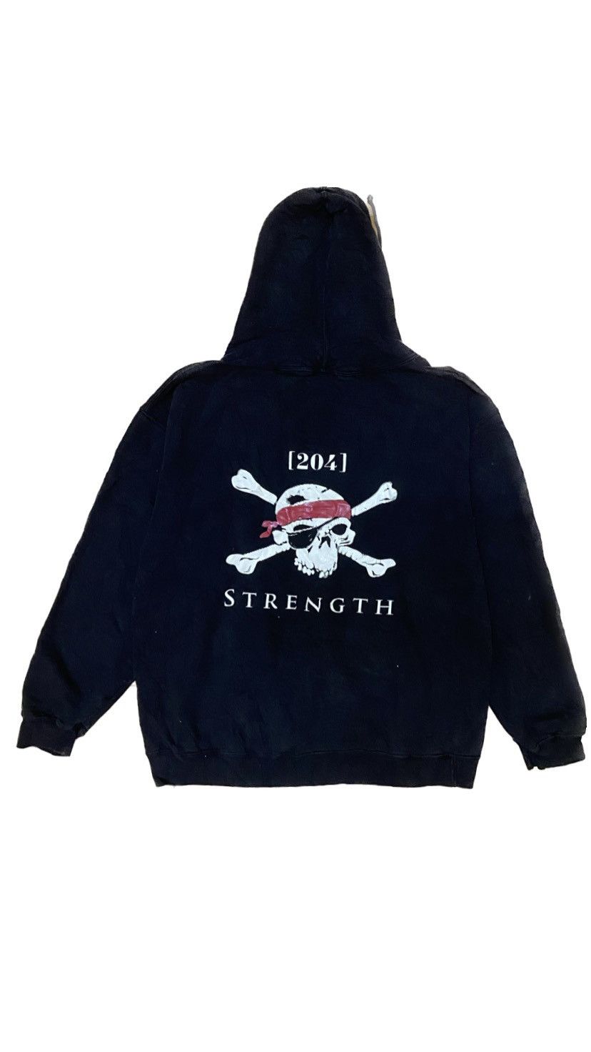 204 skulls Strength big logo hoodies