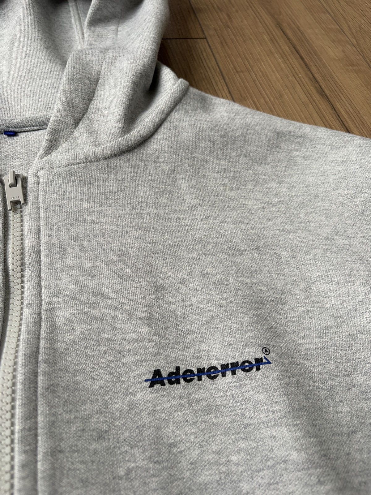 Ader Error Adder Error Gray Zip Heavy Hoodie Size US L / EU 52-54 / 3 - 9 Thumbnail