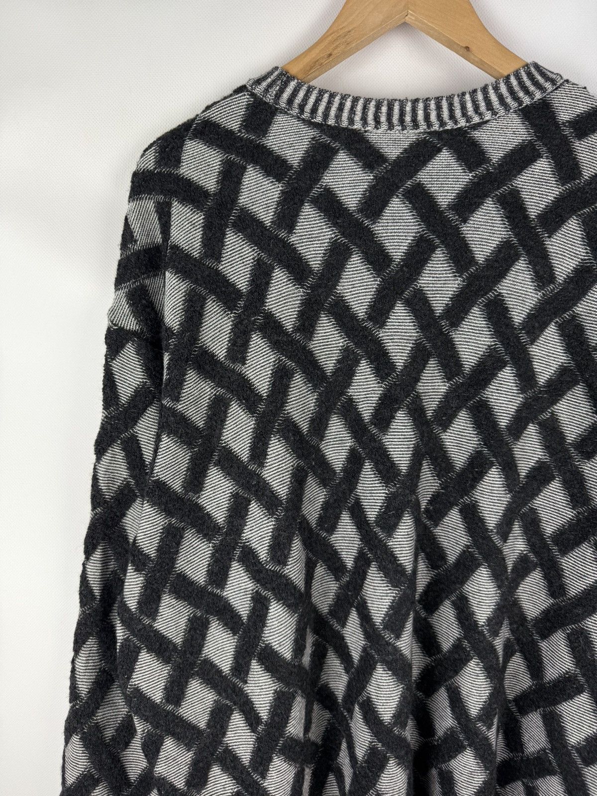 Carlo Colucci Carlo Colucci Cotton Wool Knitted Crewneck Sweater Pullover Size US XL / EU 56 / 4 - 16 Thumbnail