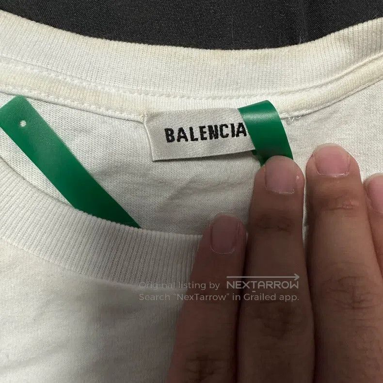 Balenciaga Balenciaga Logo Printed Round Neck Short Sleeve T-Shirt Size US S / EU 44-46 / 1 - 2 Thumbnail