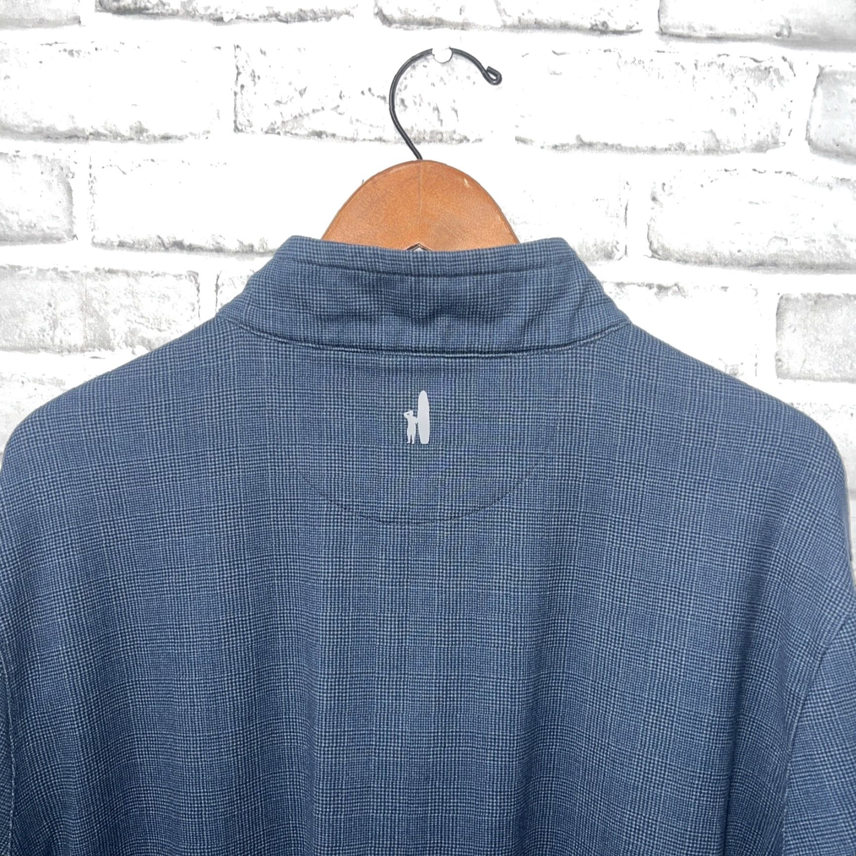 johnnie-O VINTAGE Johnnie O Men Sweater Pullover XL Blue Half Zip Fashionable Winter Gift Size US XL / EU 56 / 4 - 5 Thumbnail