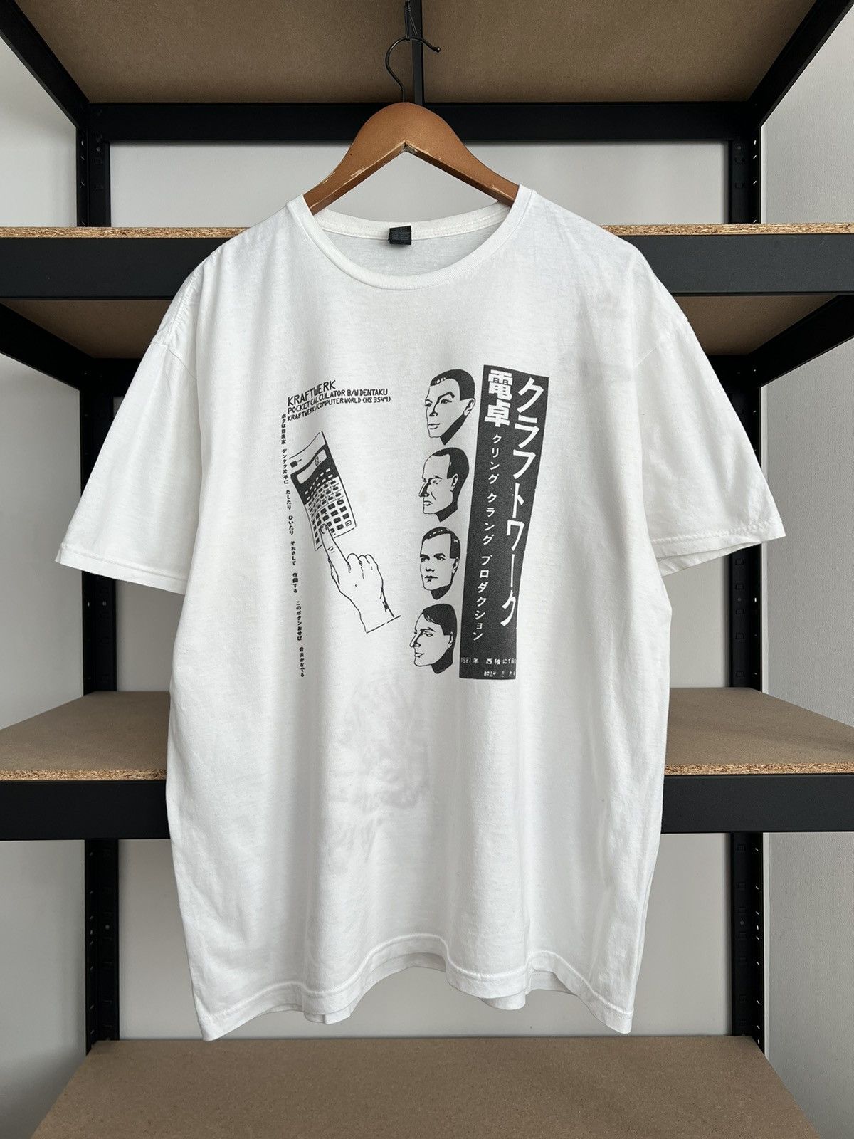 Band Tees Kraftwerk Pocket Calculator Techno Electronic Band T-shirt Size US XL / EU 56 / 4 - 1 Thumbnail