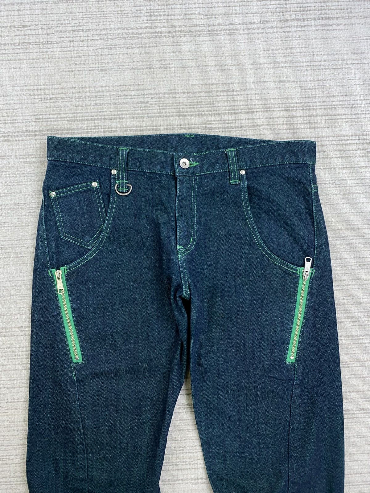 PPFM Vintage Snap Fasteners Rare Design Denim Jeans Size US 34 / EU 50 - 8 Thumbnail