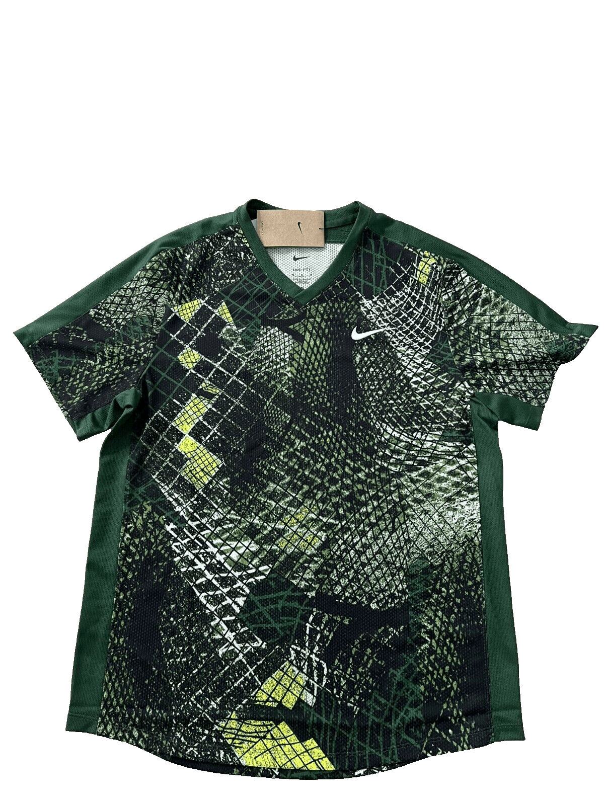 Nike Nike Court DV8841 Dri-Fit Tennis Victory Top Novelty Green M Size US M / EU 48-50 / 2 - 4 Thumbnail
