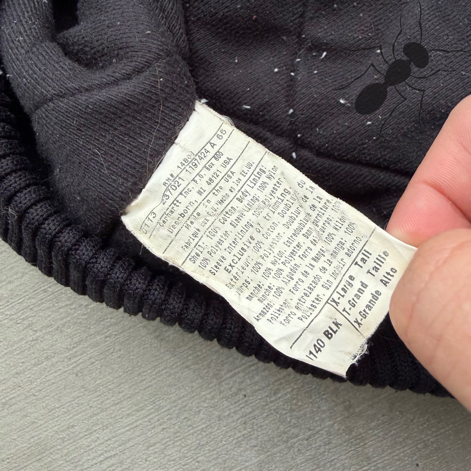 Carhartt × Vintage Carhartt J140 black hooded work wear jacket Size US XL / EU 56 / 4 - 9 Thumbnail