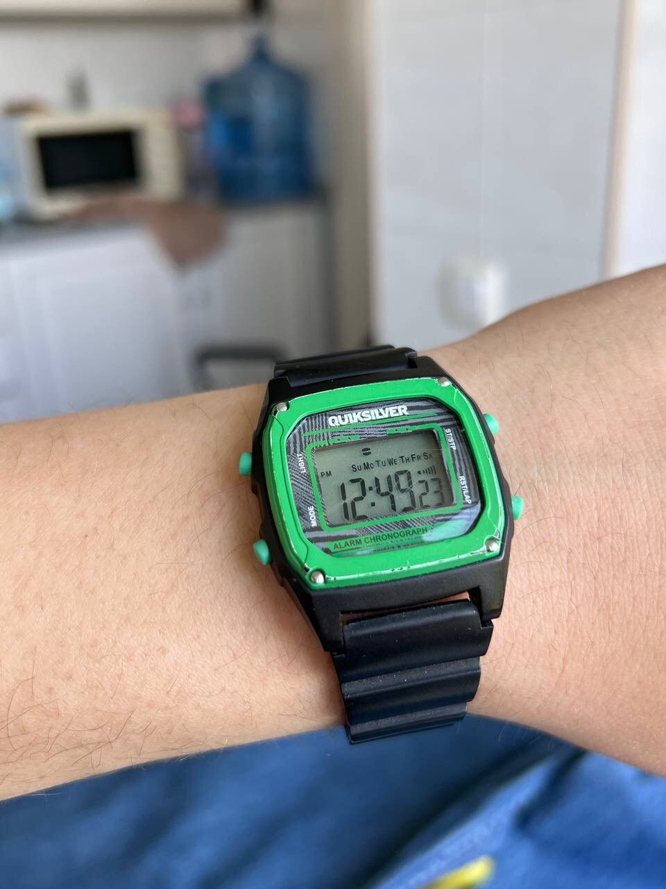 Quiksilver × Vintage Vintage 00s Quiksilver Digital Alarm Chronograph Watch Size ONE SIZE - 2 Thumbnail