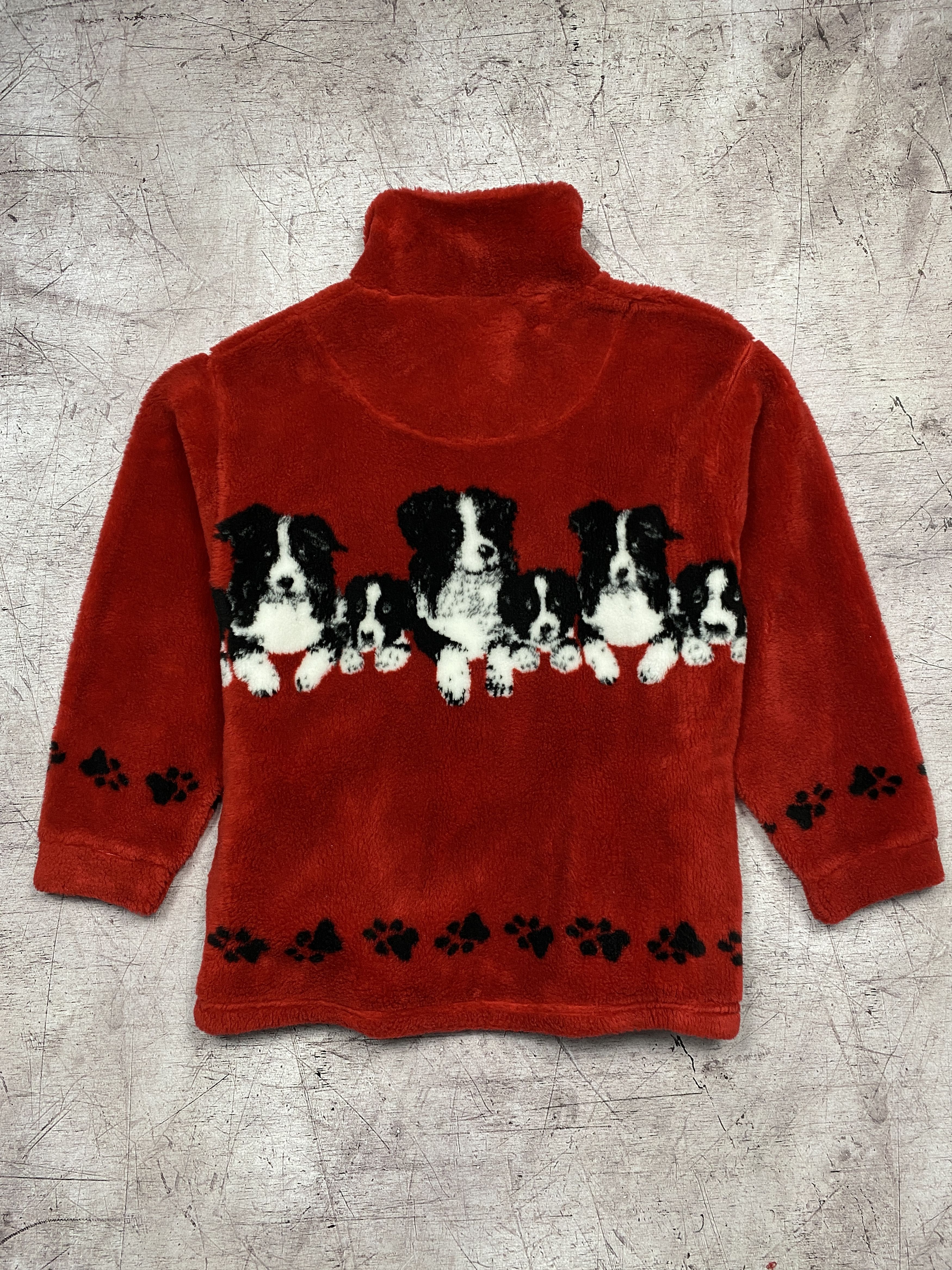 Vintage Vintage Animal Dog Fleece Jacket y2k Size US M / EU 48-50 / 2 - 8 Thumbnail