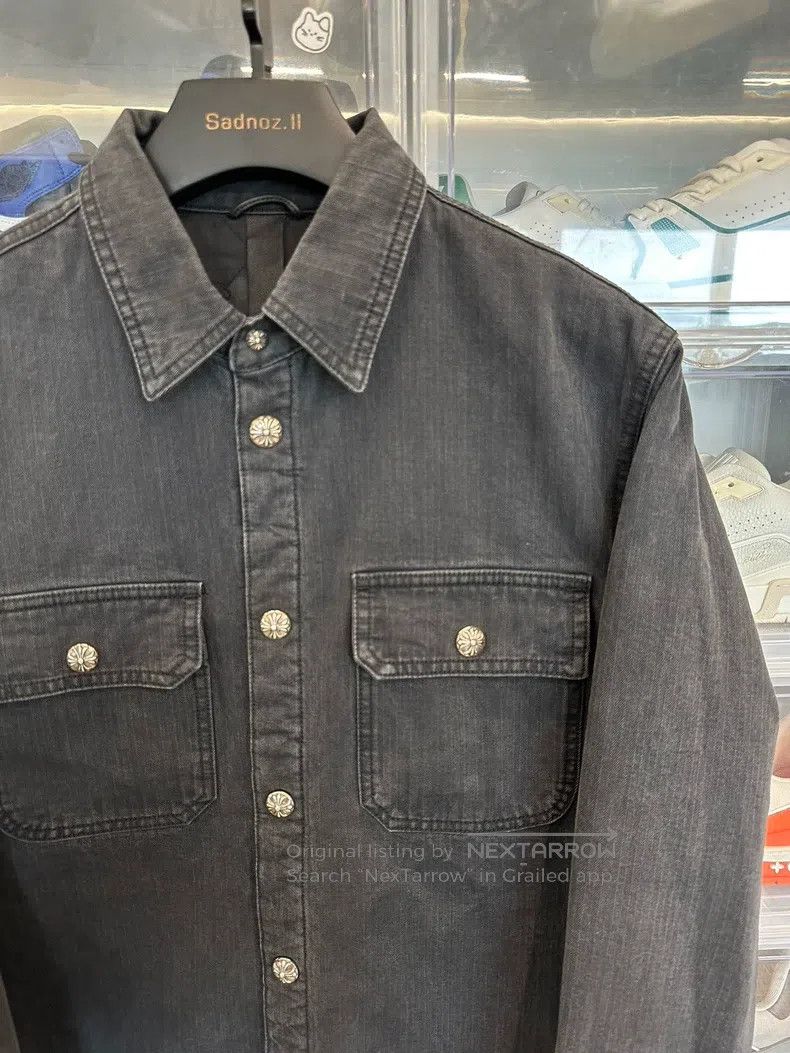 Chrome Hearts CHROME HEARTS Size L Washed black and gray herringbone Work Size US L / EU 52-54 / 3 - 2 Thumbnail