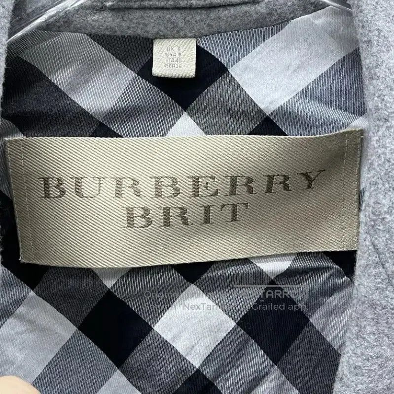 Burberry Burberry Gray Multicolor Women's Coat. Size M / US 6-8 / IT 42-44 - 4 Thumbnail