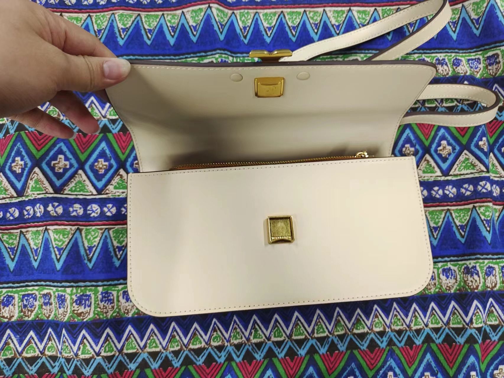Tory Burch TORY BURCH Eleanor Small Convertible Leather Shoulder Bag Size ONE SIZE - 3 Thumbnail