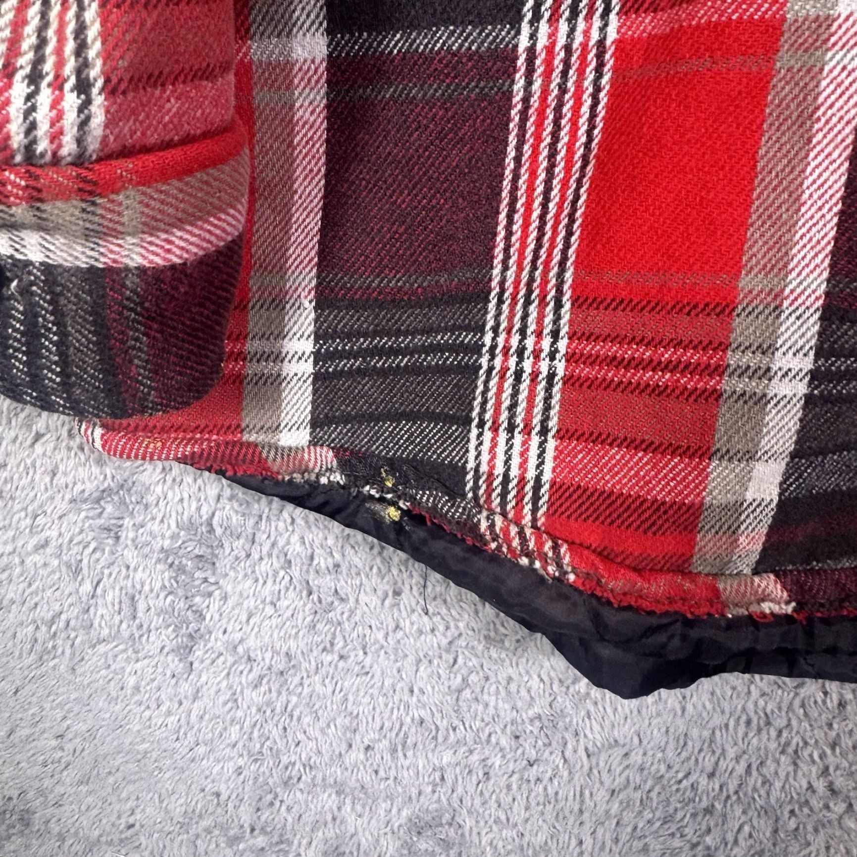 Vintage VINTAGE Five Brother Shirt Jacket Mens L Plaid Flannel Quilt Lined USA Made Java? Size US L / EU 52-54 / 3 - 5 Thumbnail