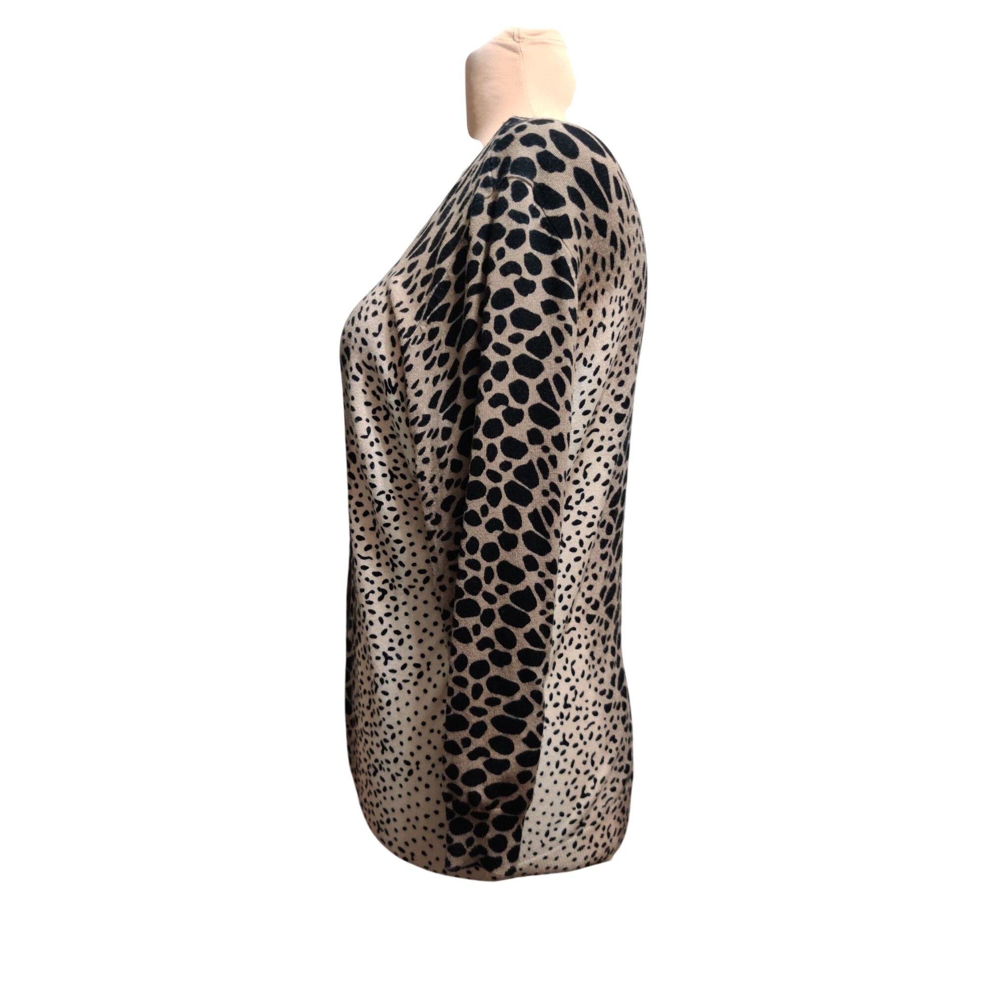 Other Leopard Print Cardigan Size L Lightweight Button Front Sweat Size L / US 10 / IT 46 - 9 Thumbnail