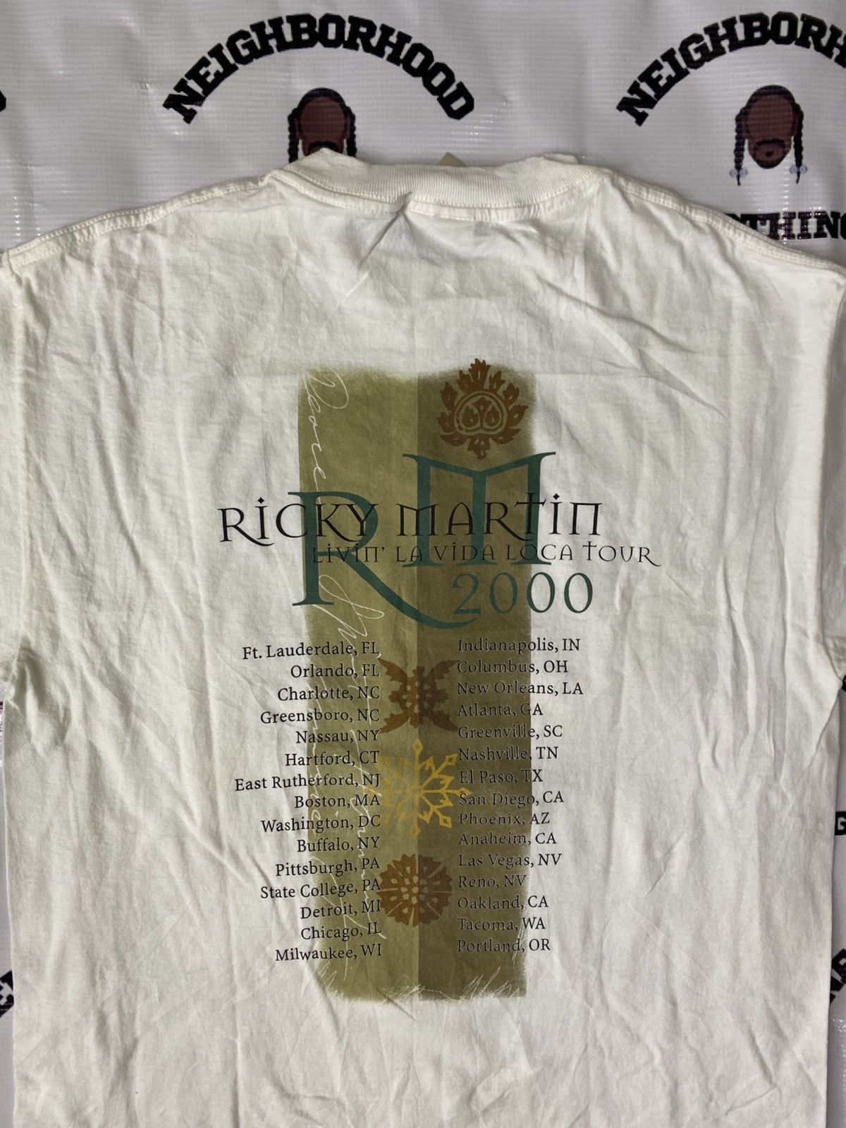 Vintage RICKY MARTIN VINTAGE TEE. Size US M / EU 48-50 / 2 - 9 Thumbnail