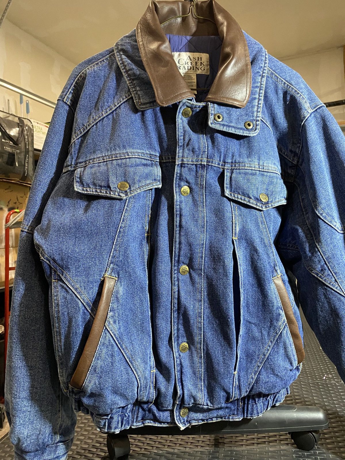 Other (1980s Vintage) Large Ash creek trading denim jacket Size US L / EU 52-54 / 3 - 3 Thumbnail
