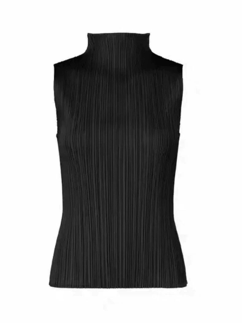 Issey Miyake Issey Miyake size:5 Black pleated vest Size XS / US 0-2 / IT 36-38 - 1 Thumbnail