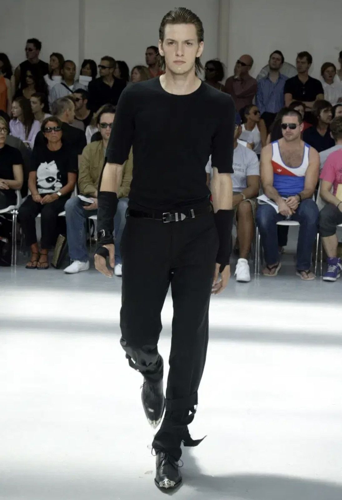 Helmut Lang Helmut lang 04ss leather bracelet Size ONE SIZE - 2 Thumbnail