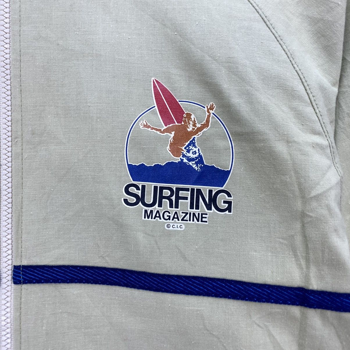 Ron Jon Surf Shop 🫶Vintage Surfing Magazine Zip Up Hooded Windbreaker Jacket Size US M / EU 48-50 / 2 - 6 Thumbnail