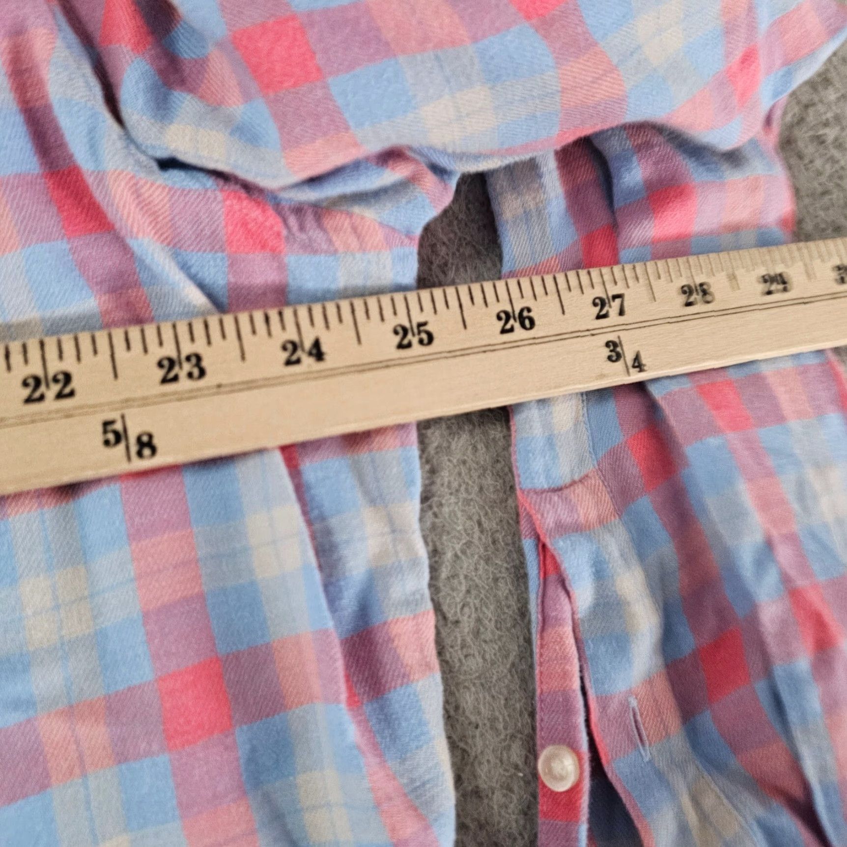 Vineyard Vines Vineyard Vines Shirt Mens XL Plaid Slim Fit Crosby Cotton Linen Blend Long Sleeve Button-Down Collared Pocket Crew Size US XL / EU 56 / 4 - 7 Thumbnail