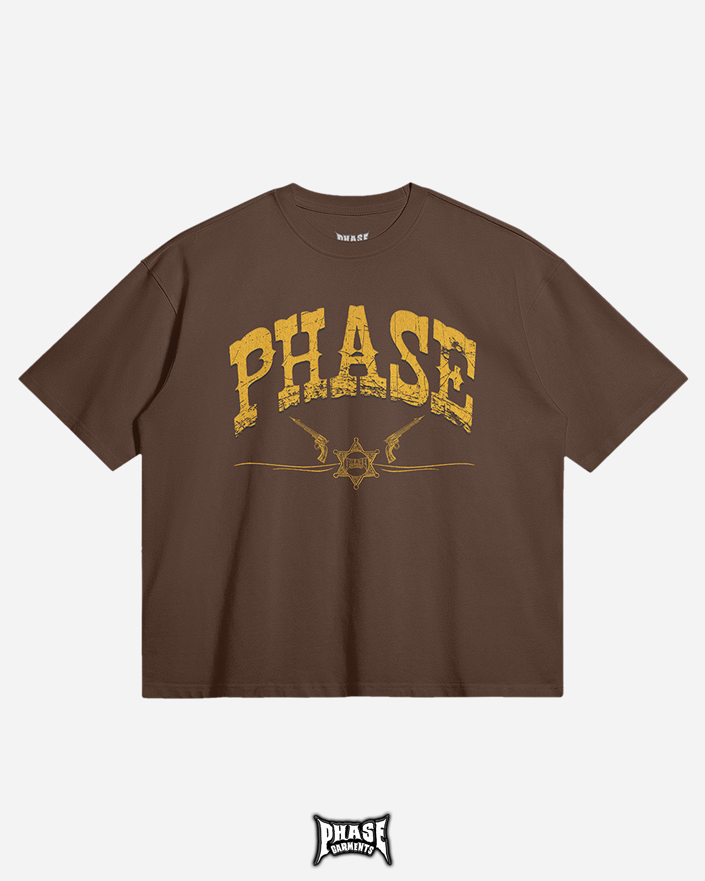 PHASE Garments OUTLAW (Mocha) T-Shirt Size Medium Size US M / EU 48-50 / 2 - 1 Thumbnail