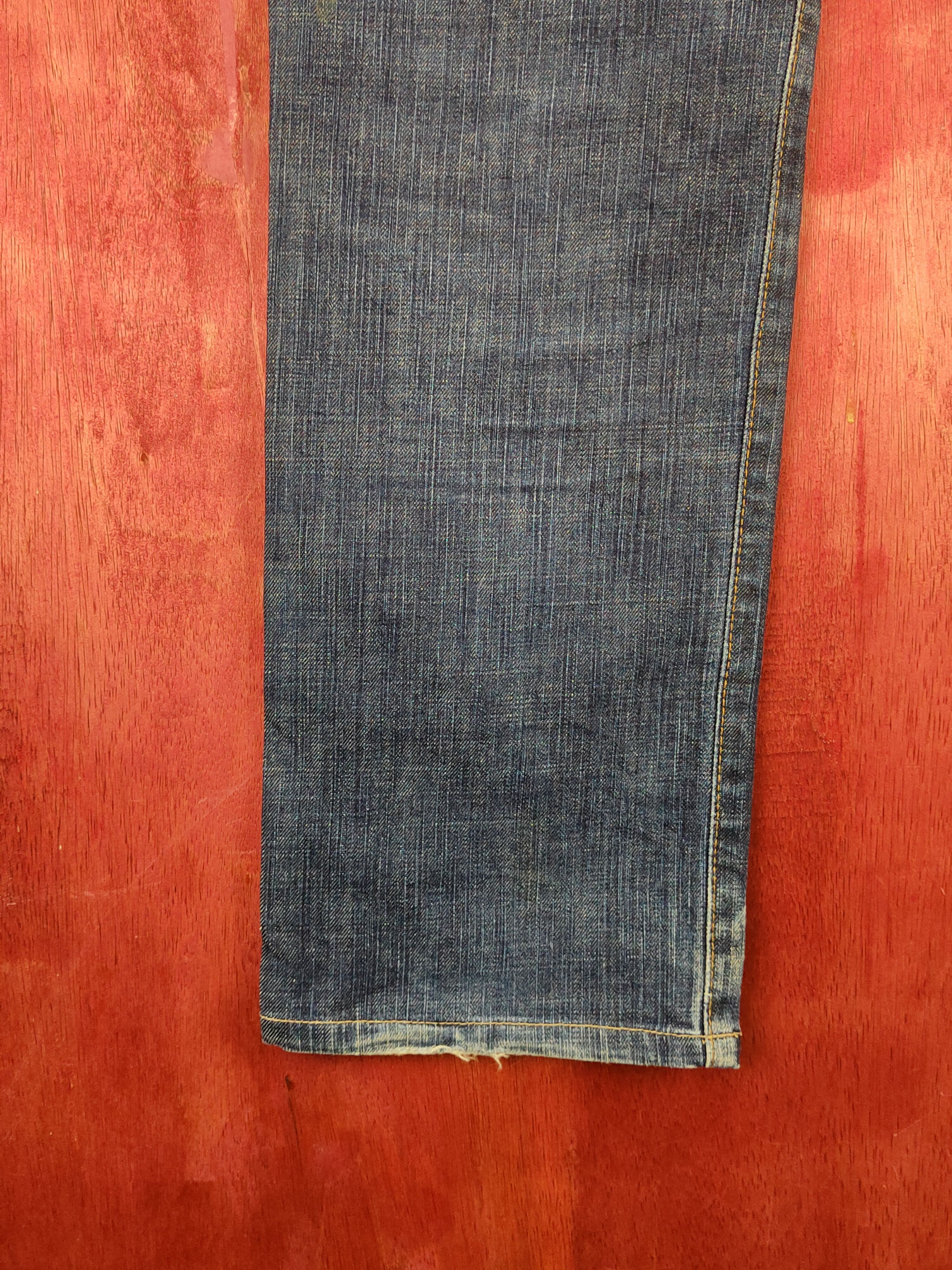 Edwin Edwin Dark Blue Distressed Ripped Jeans #S2201 Size US 30 / EU 46 - 9 Thumbnail