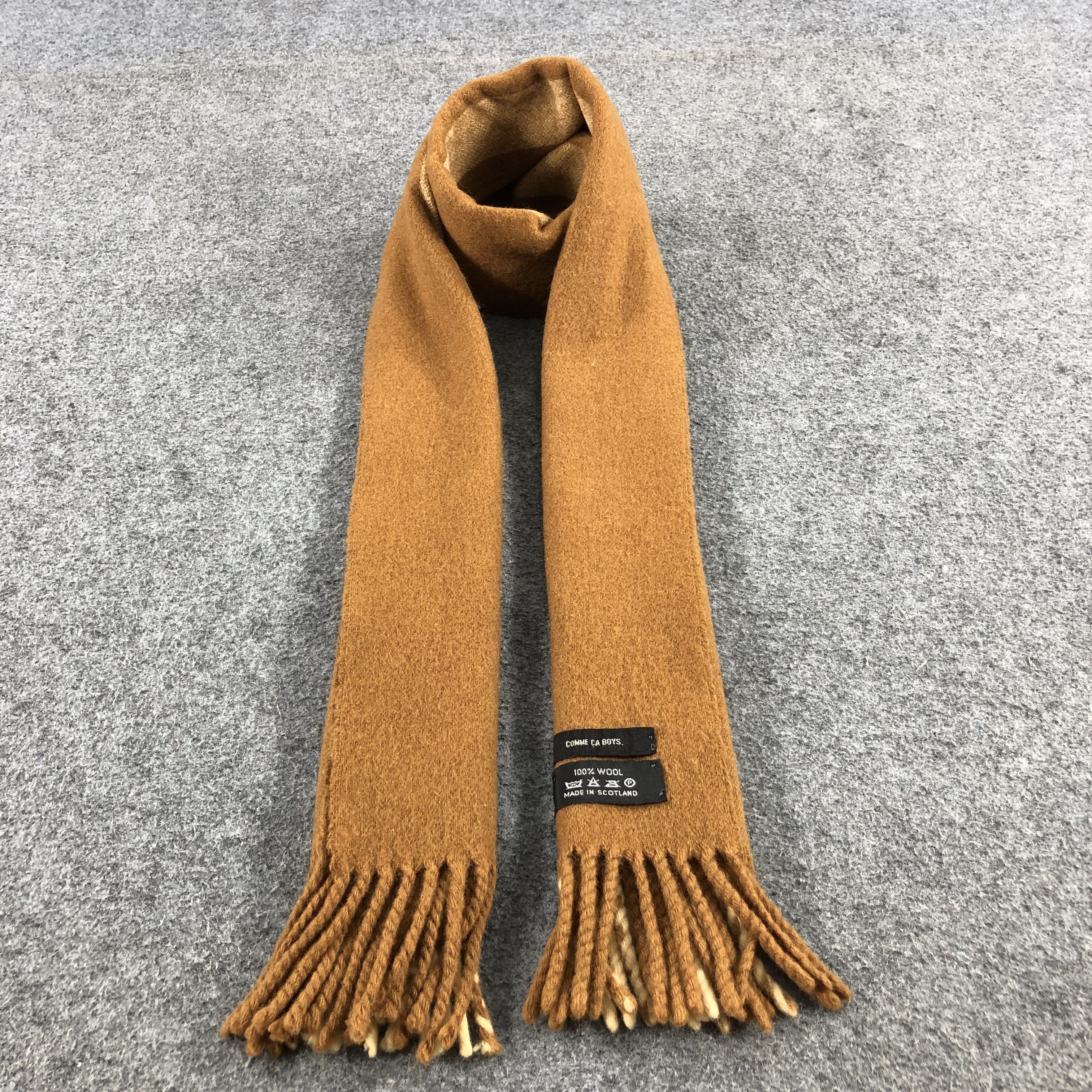 Comme Ca Ism Comme Ca Boys Wool Scarf Muffler V726 Size ONE SIZE - 1 Thumbnail
