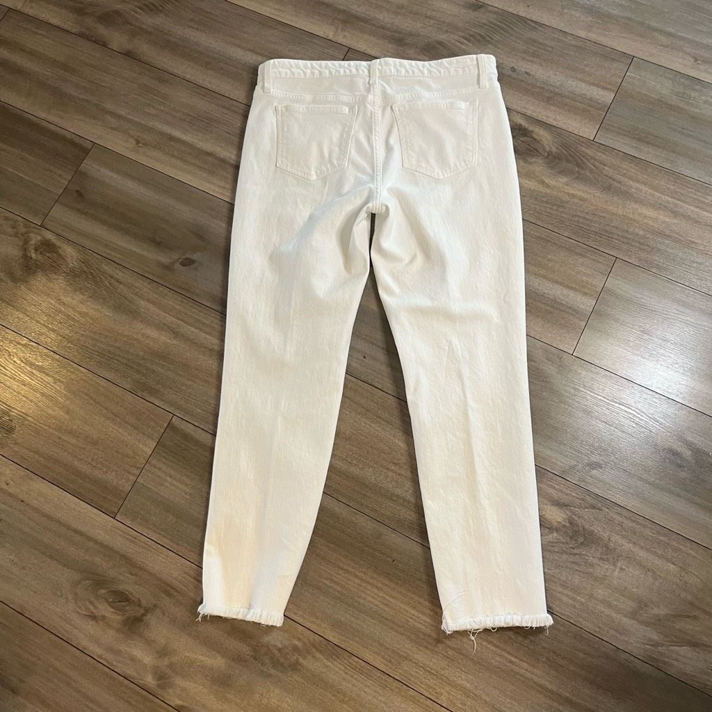 Joe's Joe’s Jeans White Denim Lara Cigarette Jeans Women 33 Size 33" - 5 Thumbnail