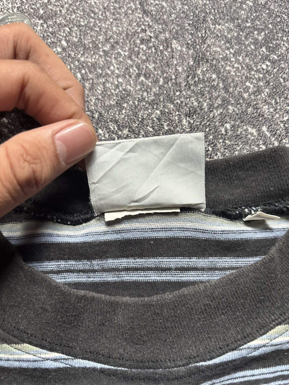 Quicksilver 90s Quicksilver stripe tees Size US XXL / EU 58 / 5 - 5 Thumbnail