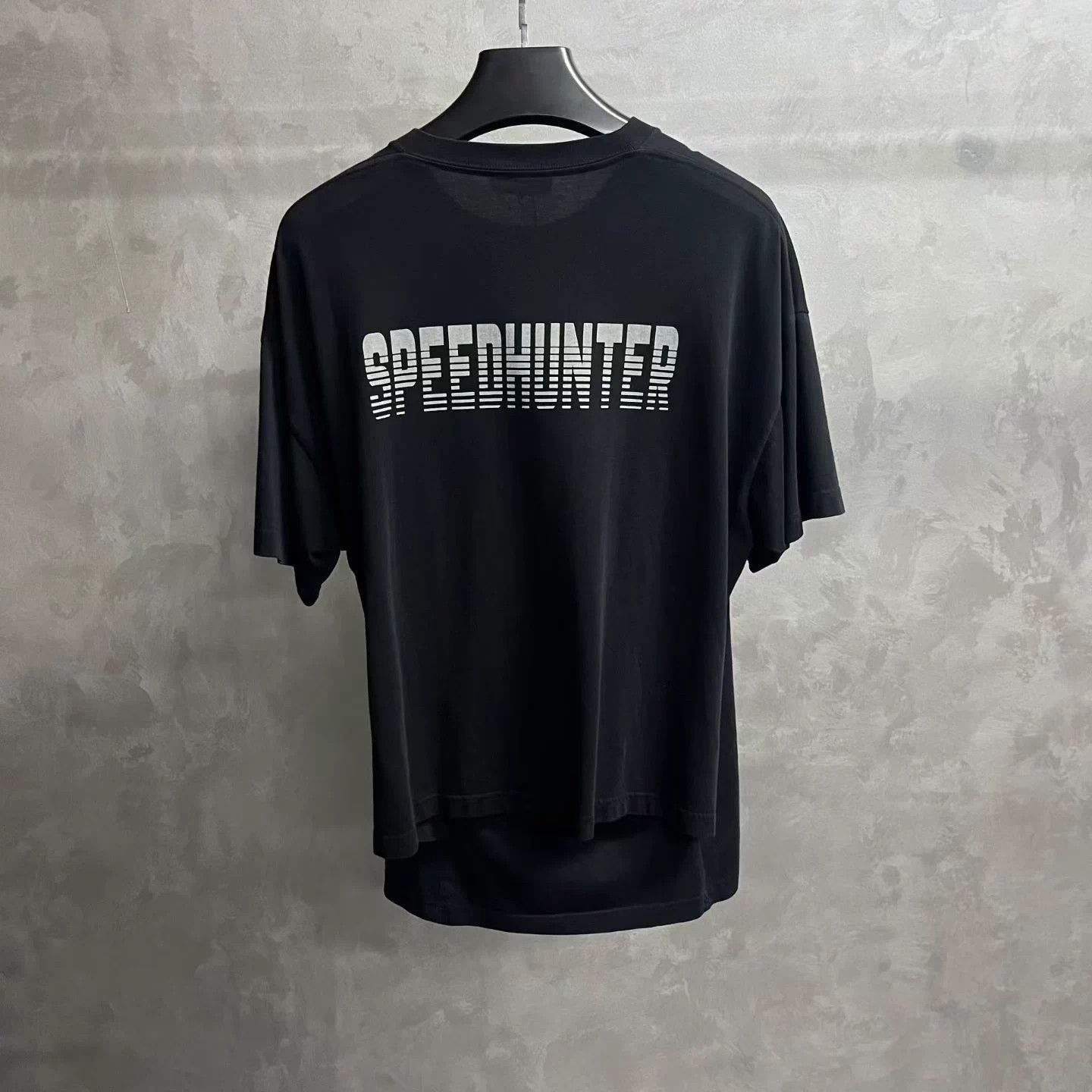 Balenciaga Balenciaga Black Printed Crewneck Short-Sleeve Tee Size US XXS / EU 40 - 2 Thumbnail