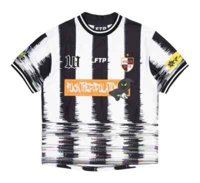 Fuck The Population FTP Blurred Vision Soccer Jersey Black Size US XXL / EU 58 / 5 - 4 Thumbnail
